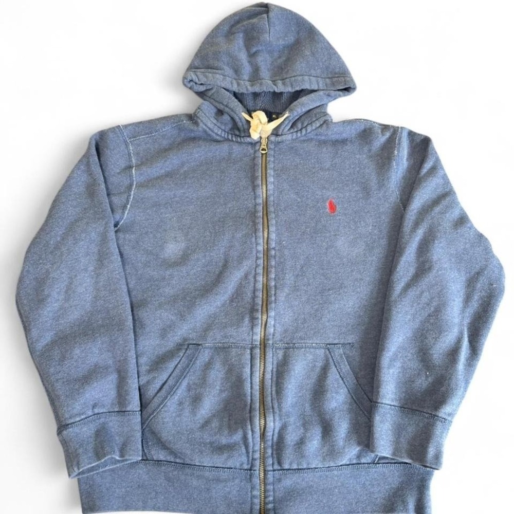Navy blue Polo Ralph Lauren zip up hoodie - Picture 1 of 2